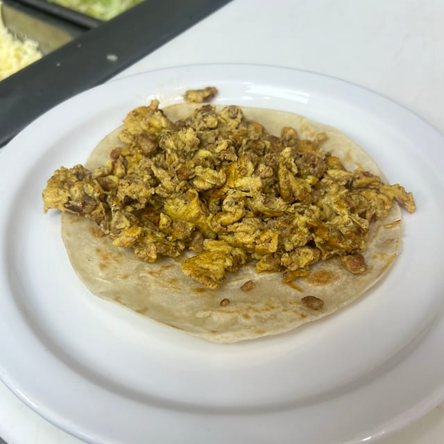 Chorizo & Egg.